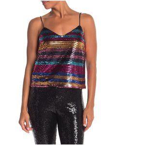 WAYF Sequins Rainbow Cami